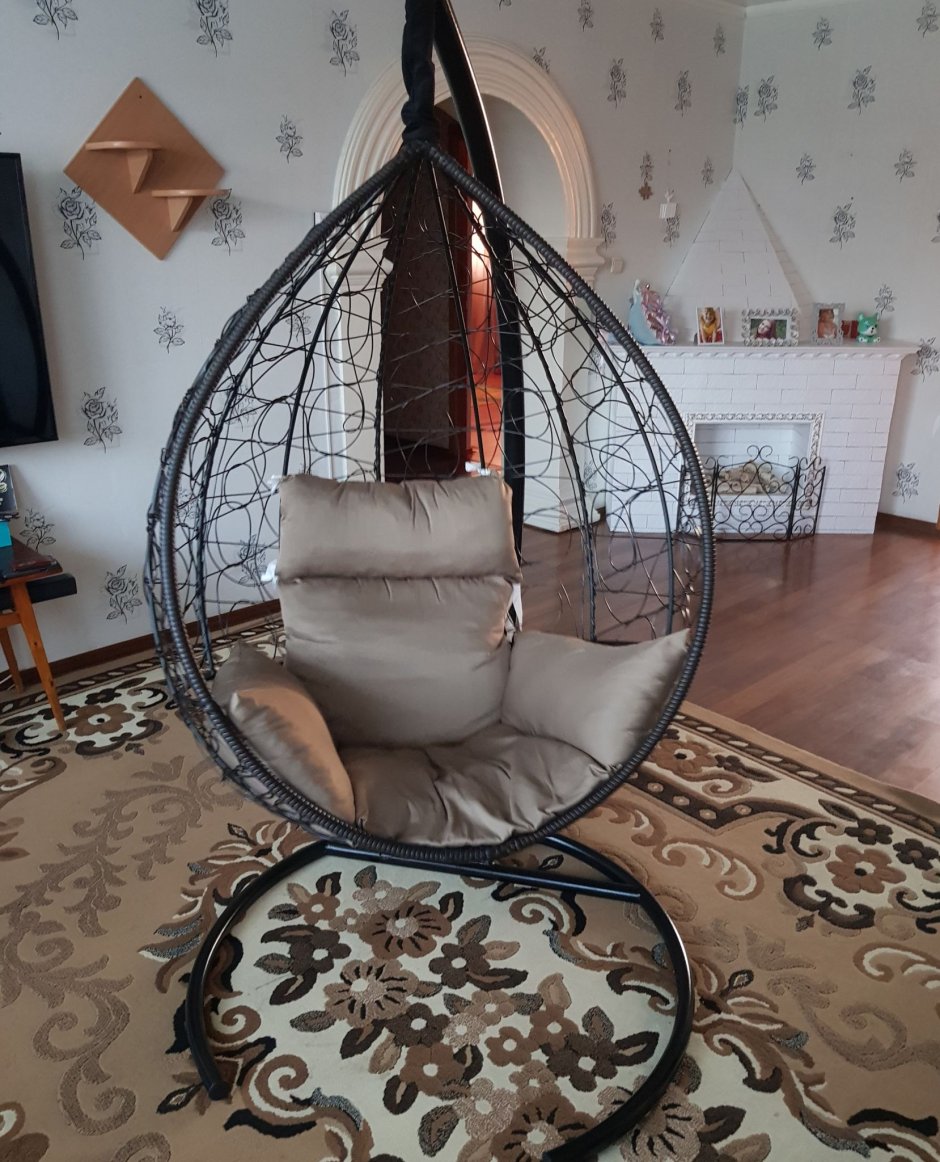 Кресло кокон Laura Sevira verdi