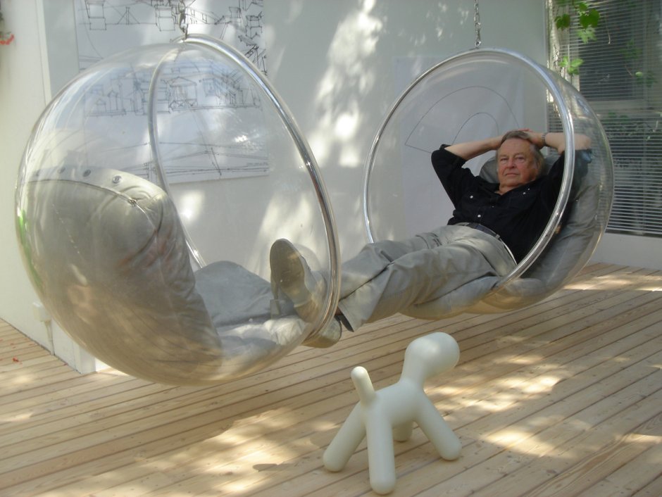 Кресло пузырь Bubble Chair Ээро Аарнио