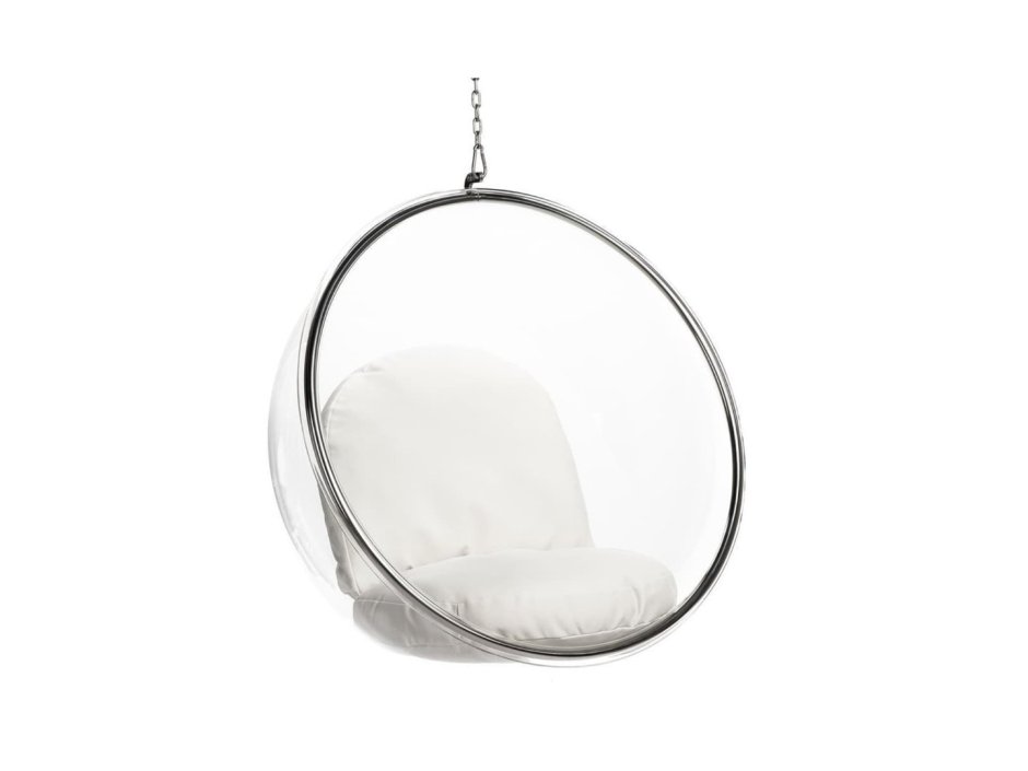 Кокон мягкий подвесные на белом фоне