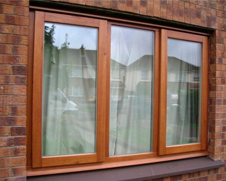 Окна с ламинацией под дерево