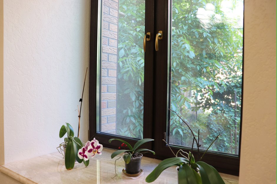 Окно Рехау мореный дуб