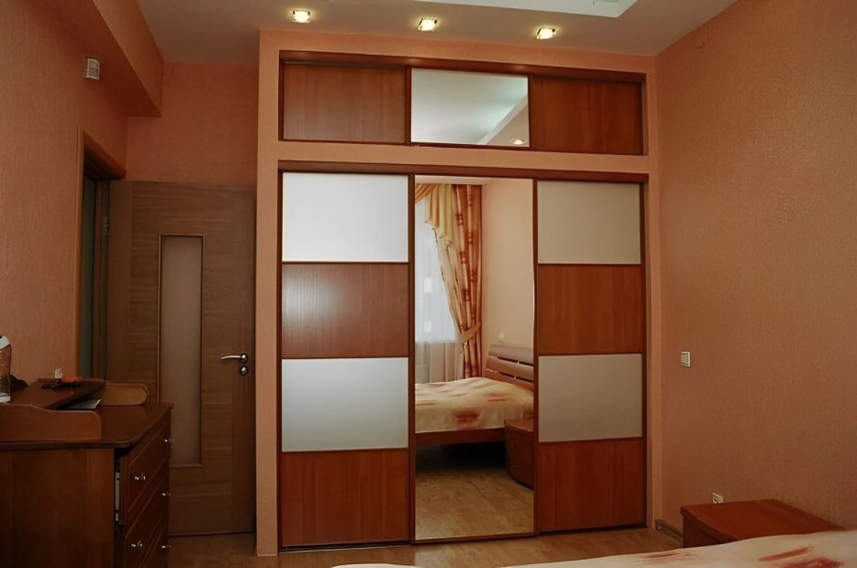 Шкаф купе с антресолью