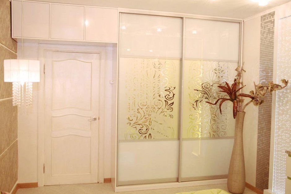 Шкаф купе беж камео