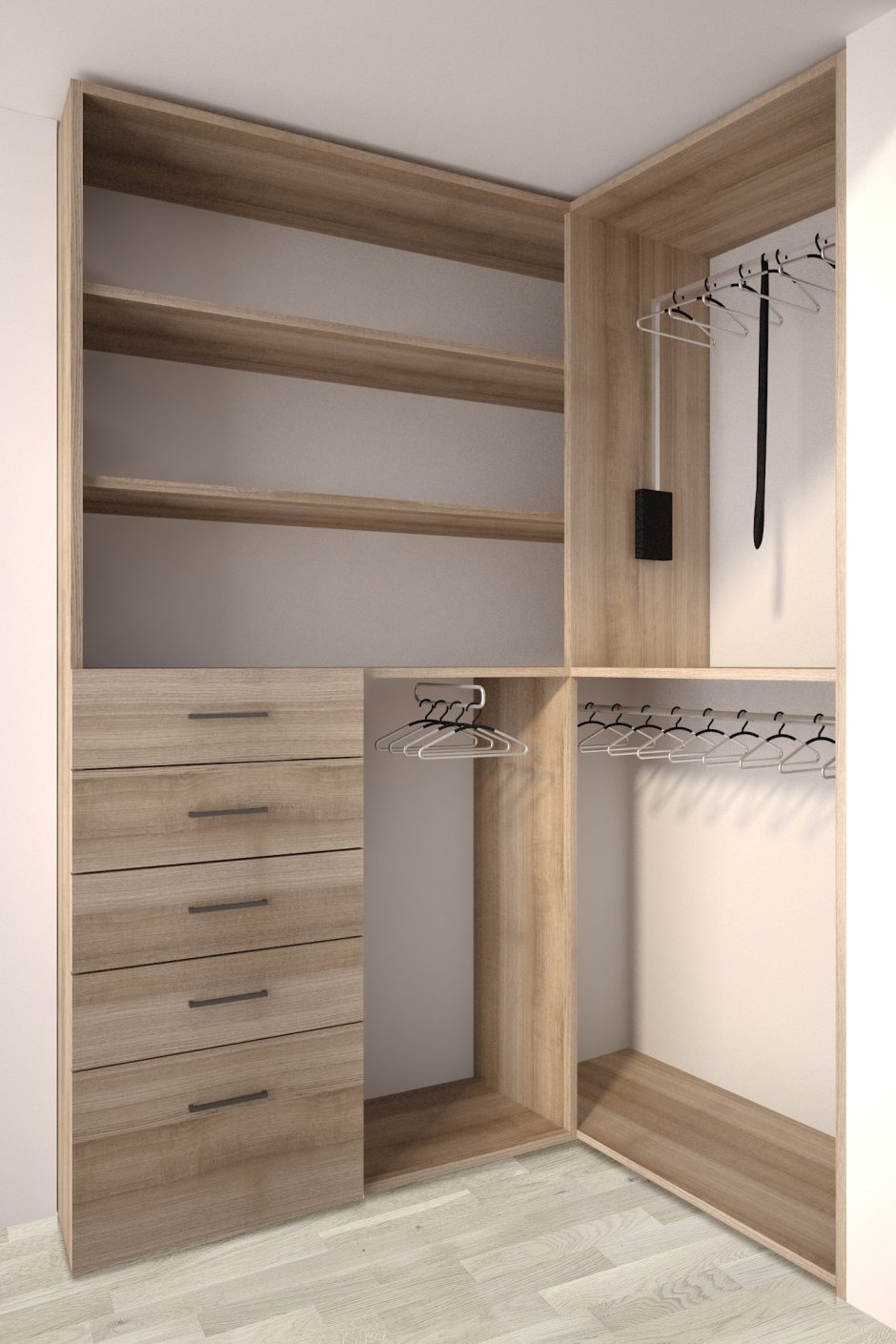 Гардеробная дуб Галифакс