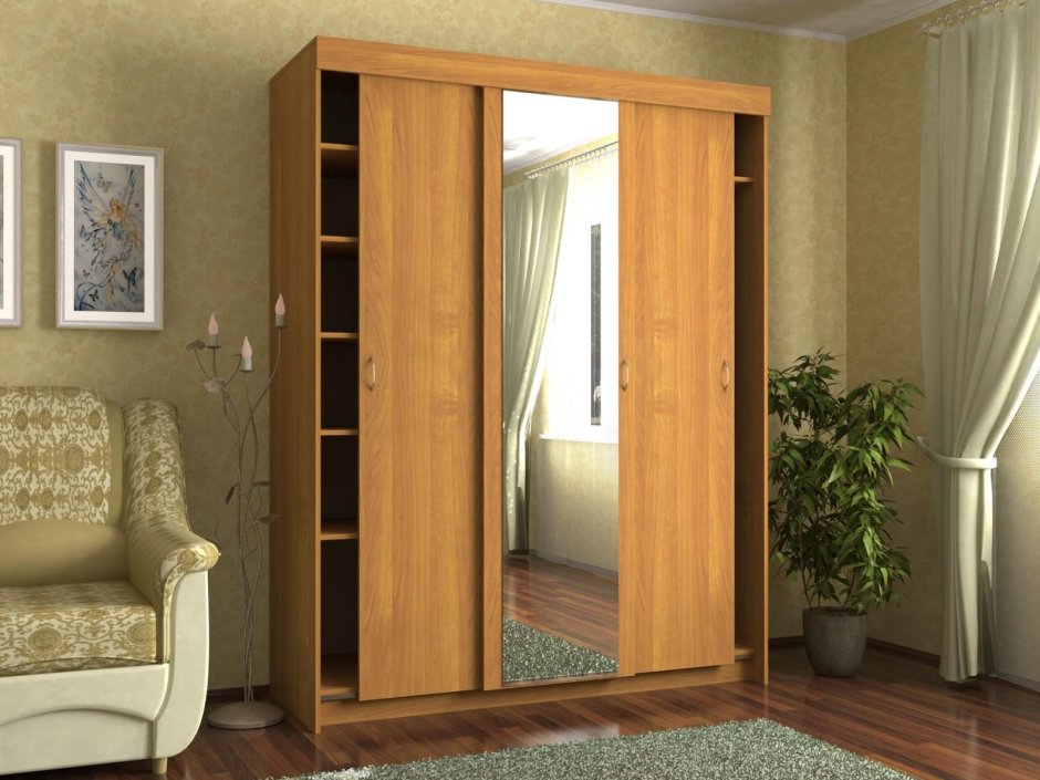 Шкаф купе ольха 1650