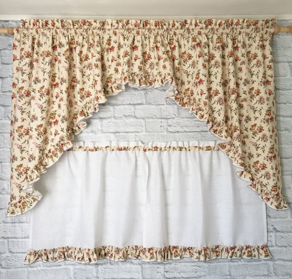 Шторы в деревенском стиле