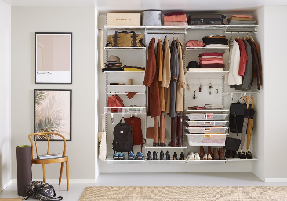 Шведские гардеробные системы Elfa