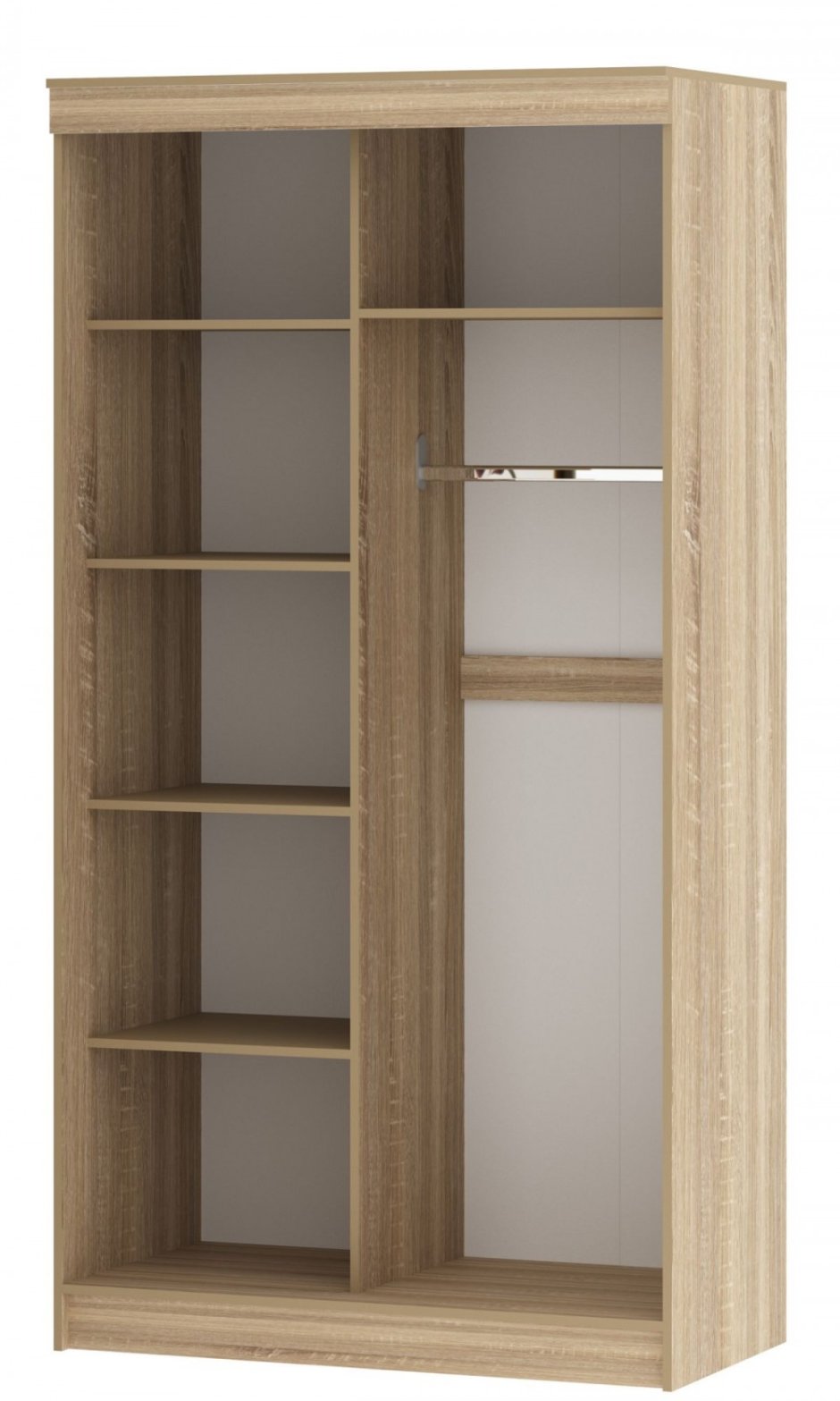Сакура шкаф-купе 1.5м дуб сонома белый