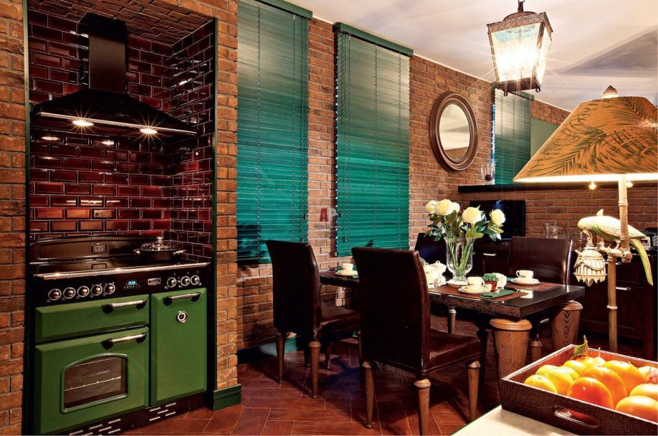 Кухня в стиле Китч лофт