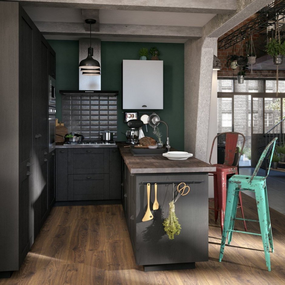 Кухня лофт Леруа Мерлен