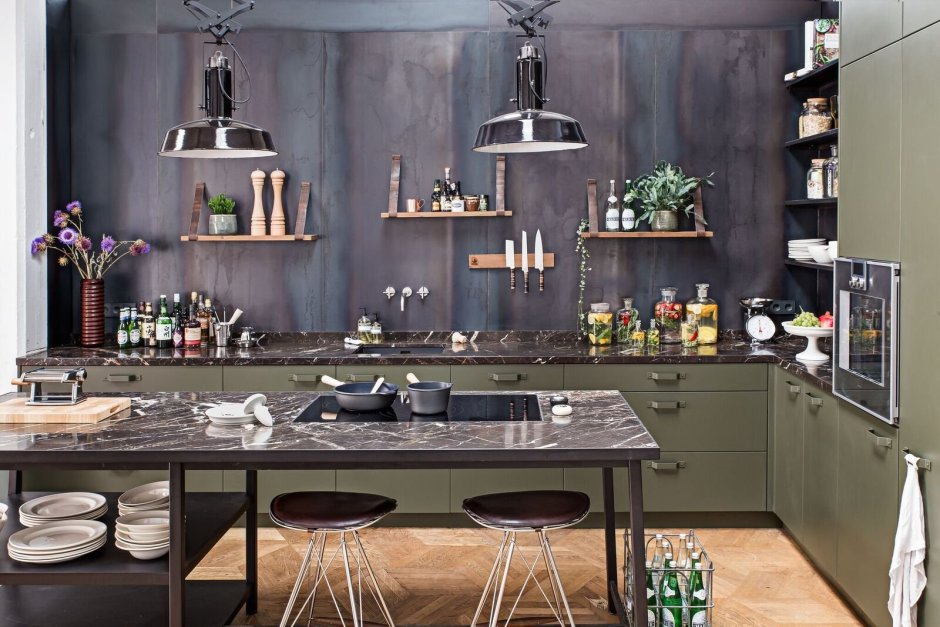 Лофт милитари в интерьере