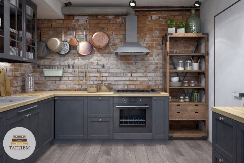 Вытяжка лофт для кухни