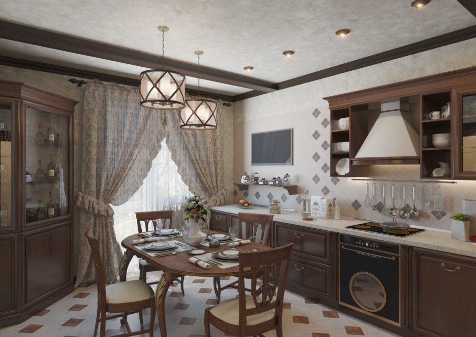 Стиль Кантри в квартире студии