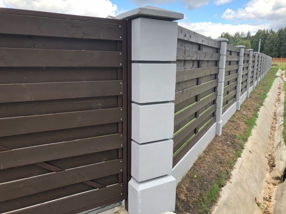 Забор ДПК ранчо