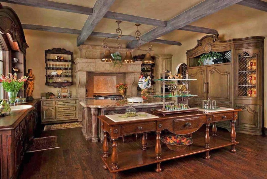 Кухня у Юлии Высоцкой в стиле Прованс