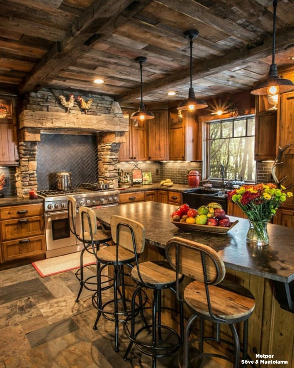 Рустикальный стиль в интерьере