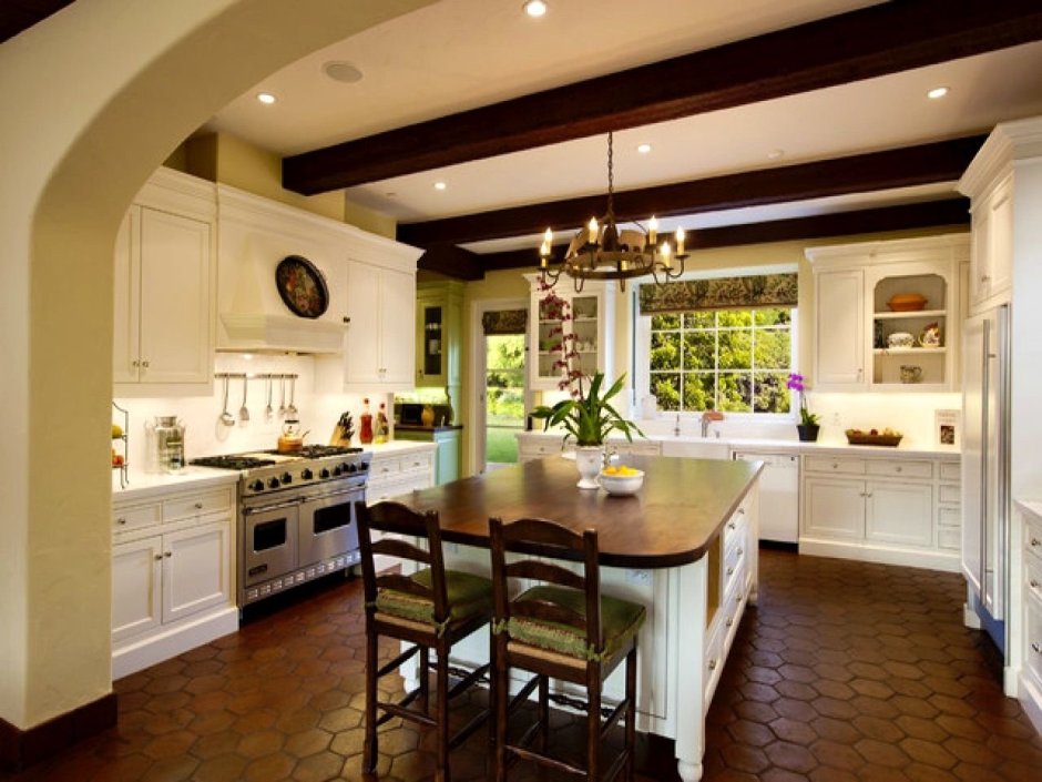 Испанская кухня интерьер