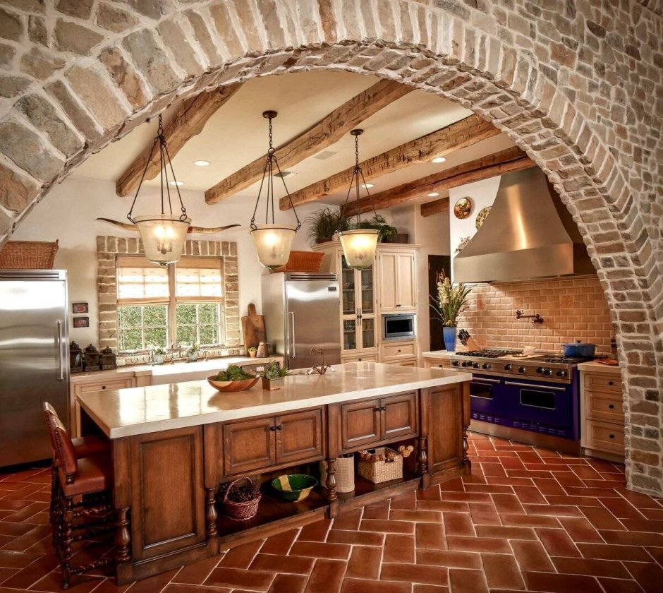 Кухня в стиле средневековья