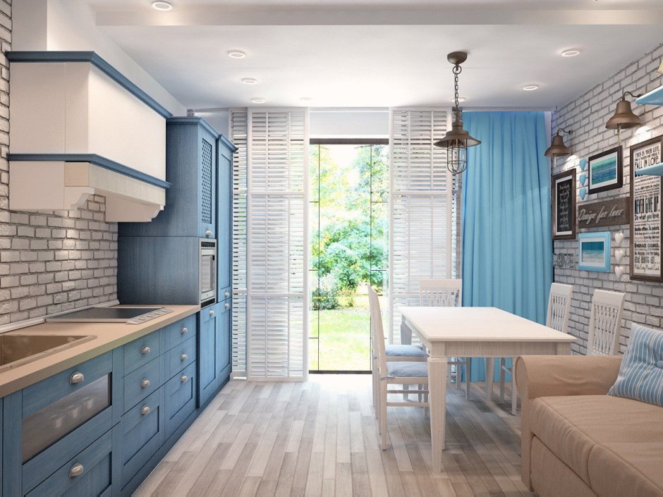 Кухня в морском стиле квартирный вопрос