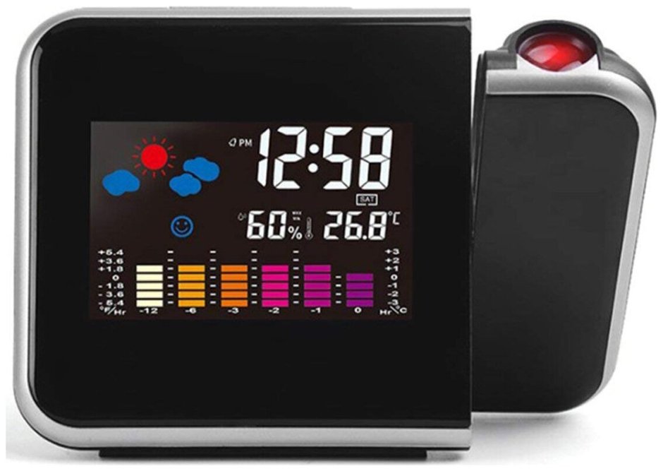 Часы-будильник с проектором LEMLEO