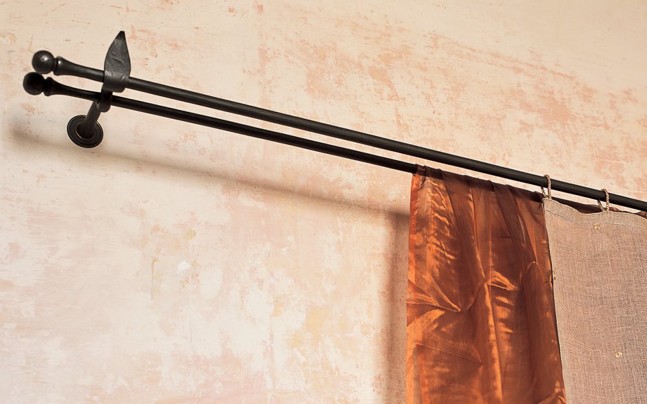 Металлические карнизы в стиле лофт