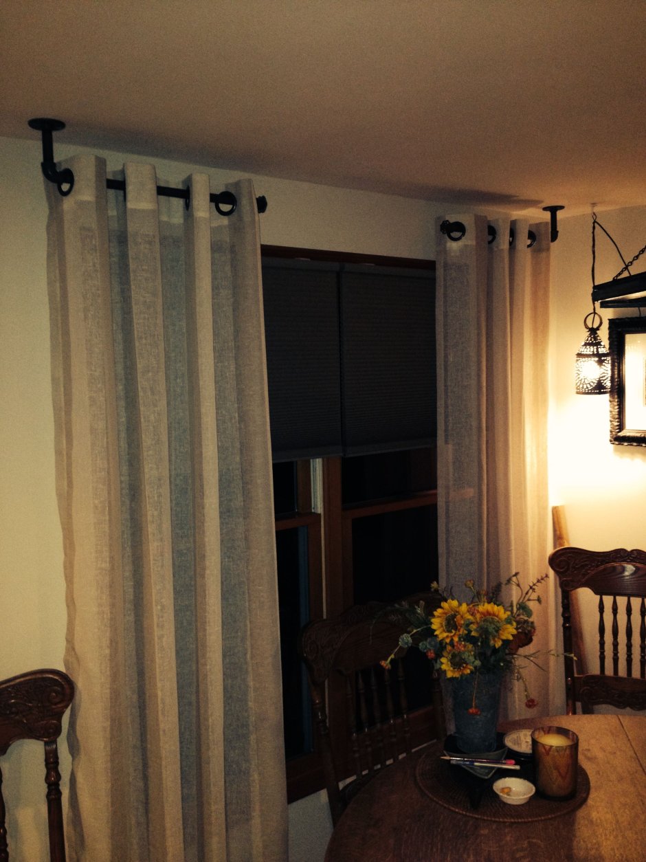 Карниз для штор лофт