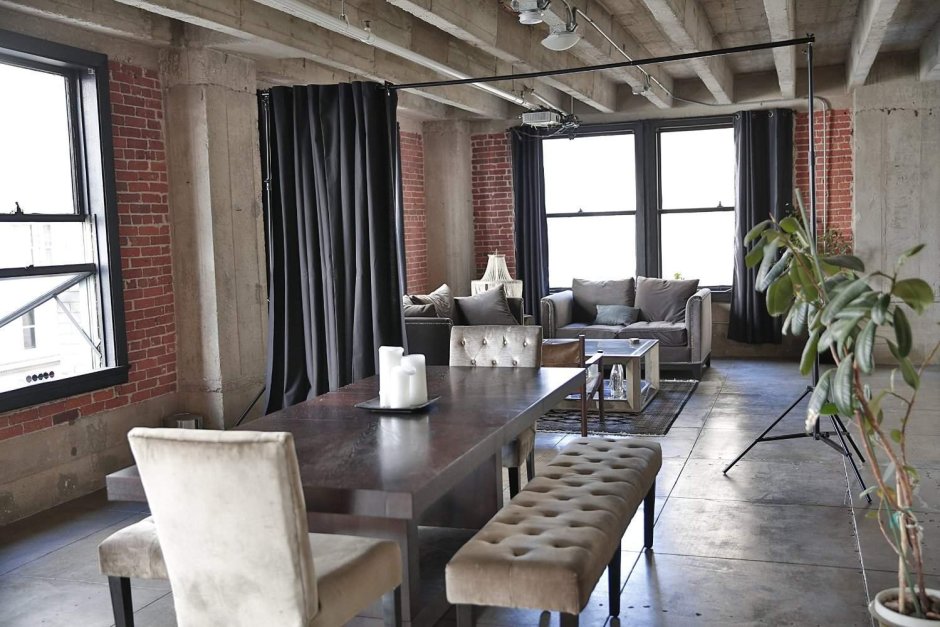 Шторы Индастриал лофт