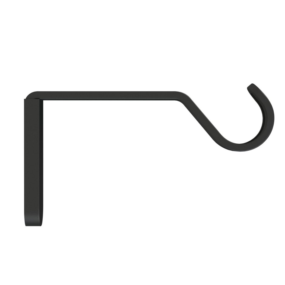 Карниз черный металлический лофт