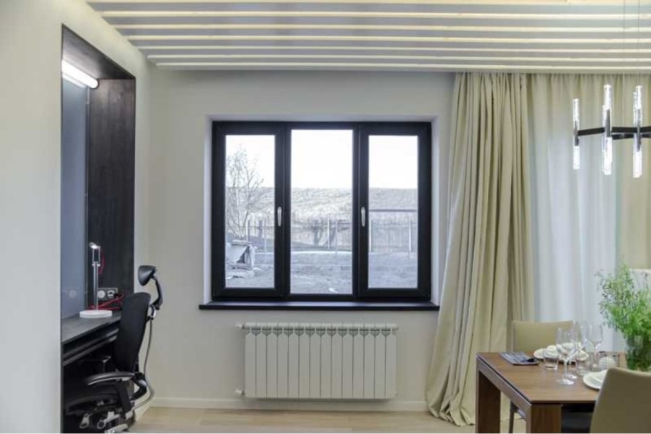 Пластиковые окна в интерьере