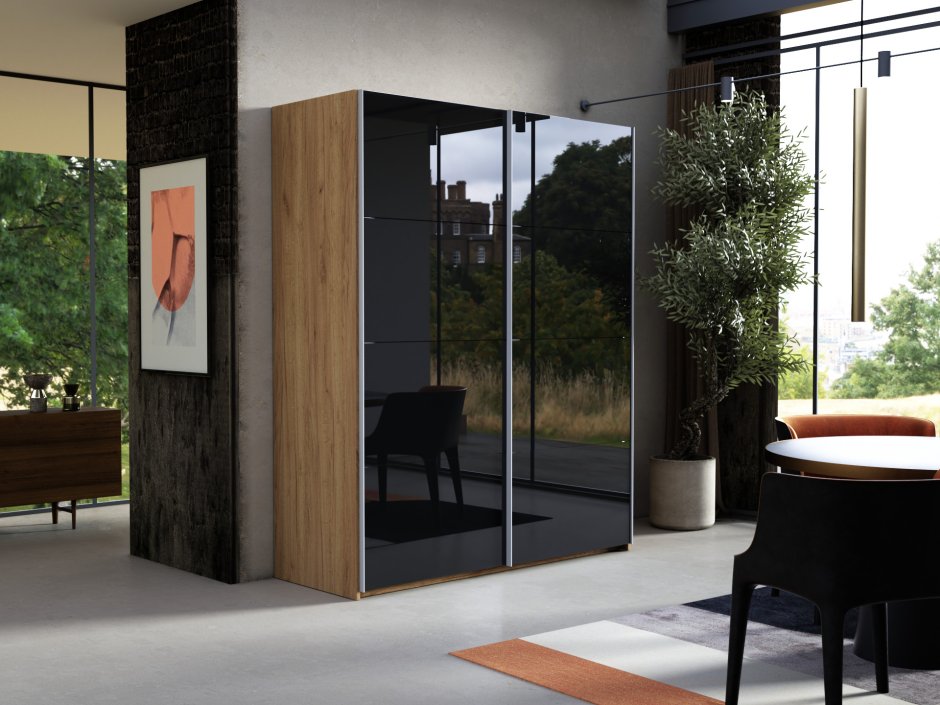 Шкаф-купе 3-дверный Comet 240х220 см фасады зеркало