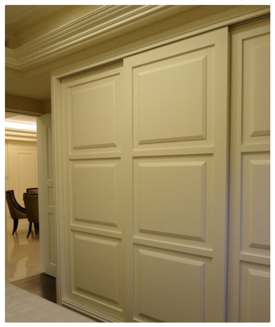 Шкаф купе с филенчатыми фасадами