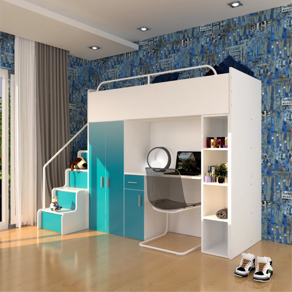 Двухъярусная кровать Мезонин