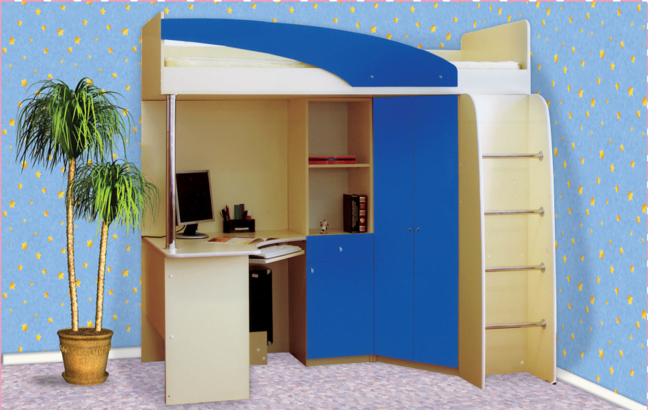 Кровать чердак Бэмби 2