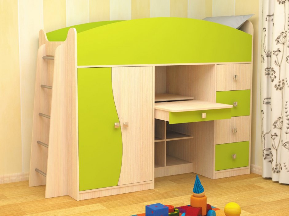 Кровать чердак Бэмби