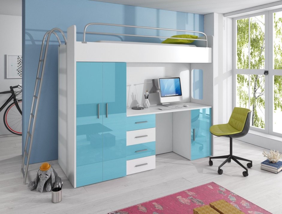 Кровать чердак Stompa unos 28