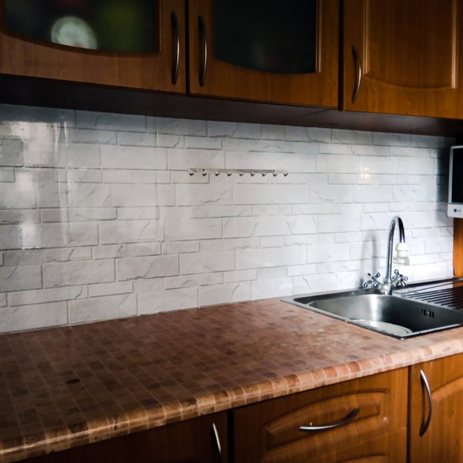 Панель на кухню фартук кирпич