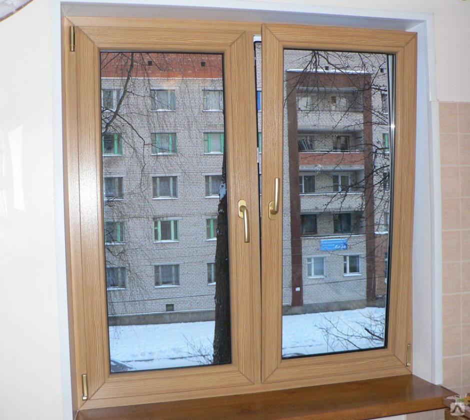 Ламинированное окно