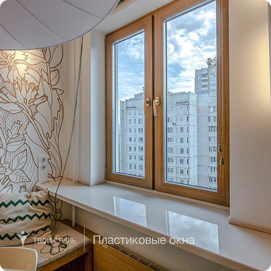 Пластиковые окна в интерьере