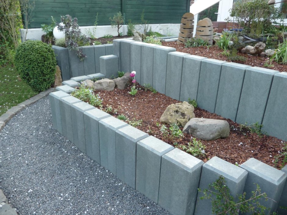 Бетонные бордюры для грядок