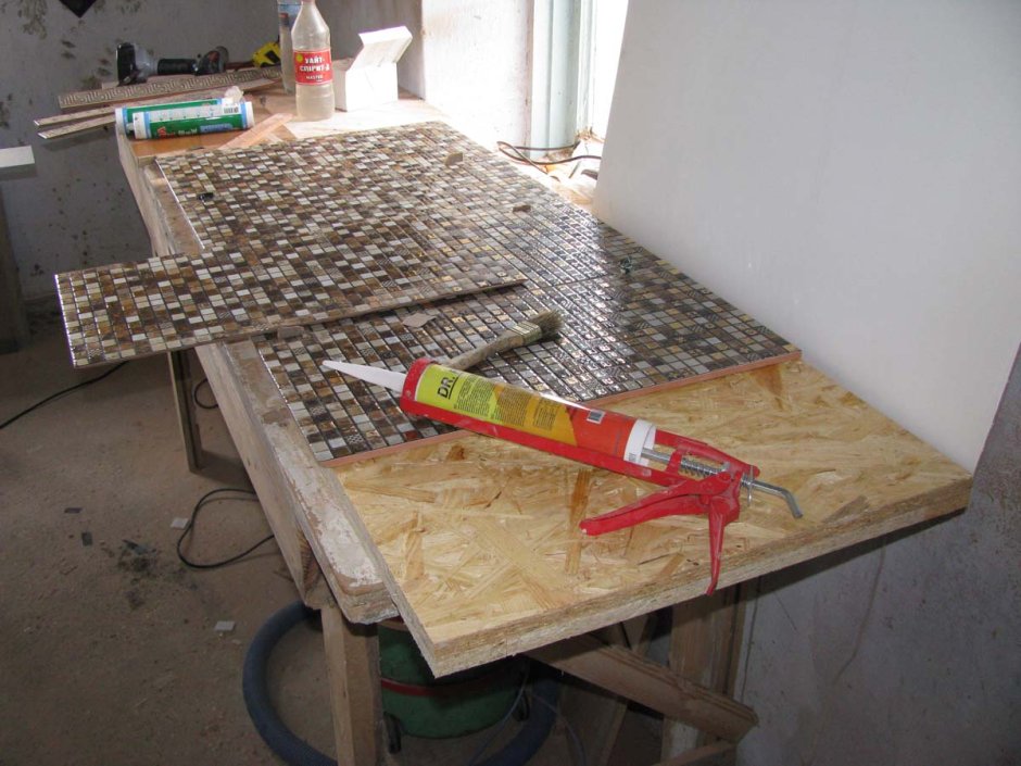 Самодельная столешница для кухни