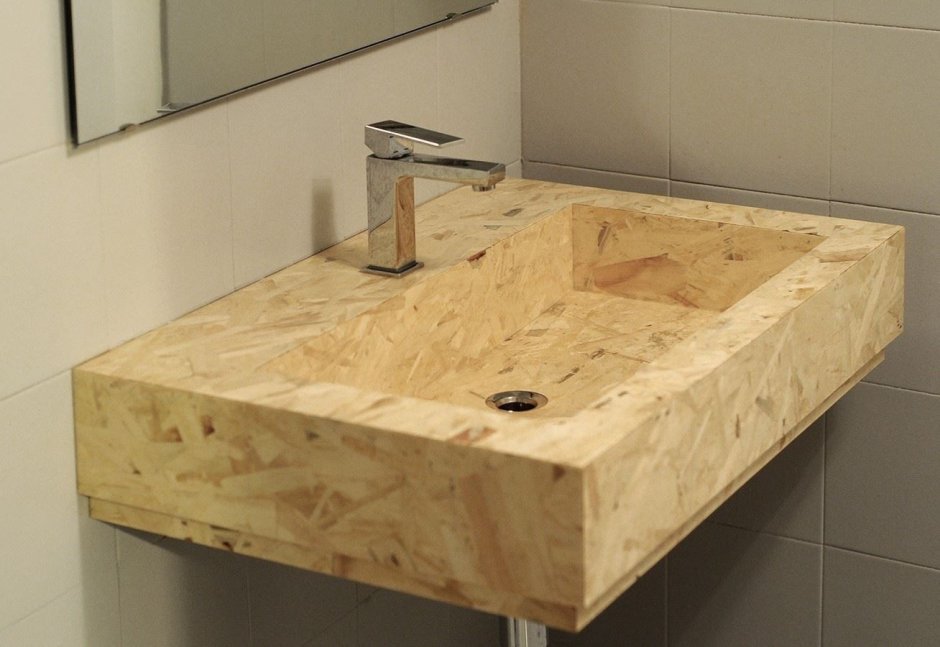 Столешница в ванную из фанеры