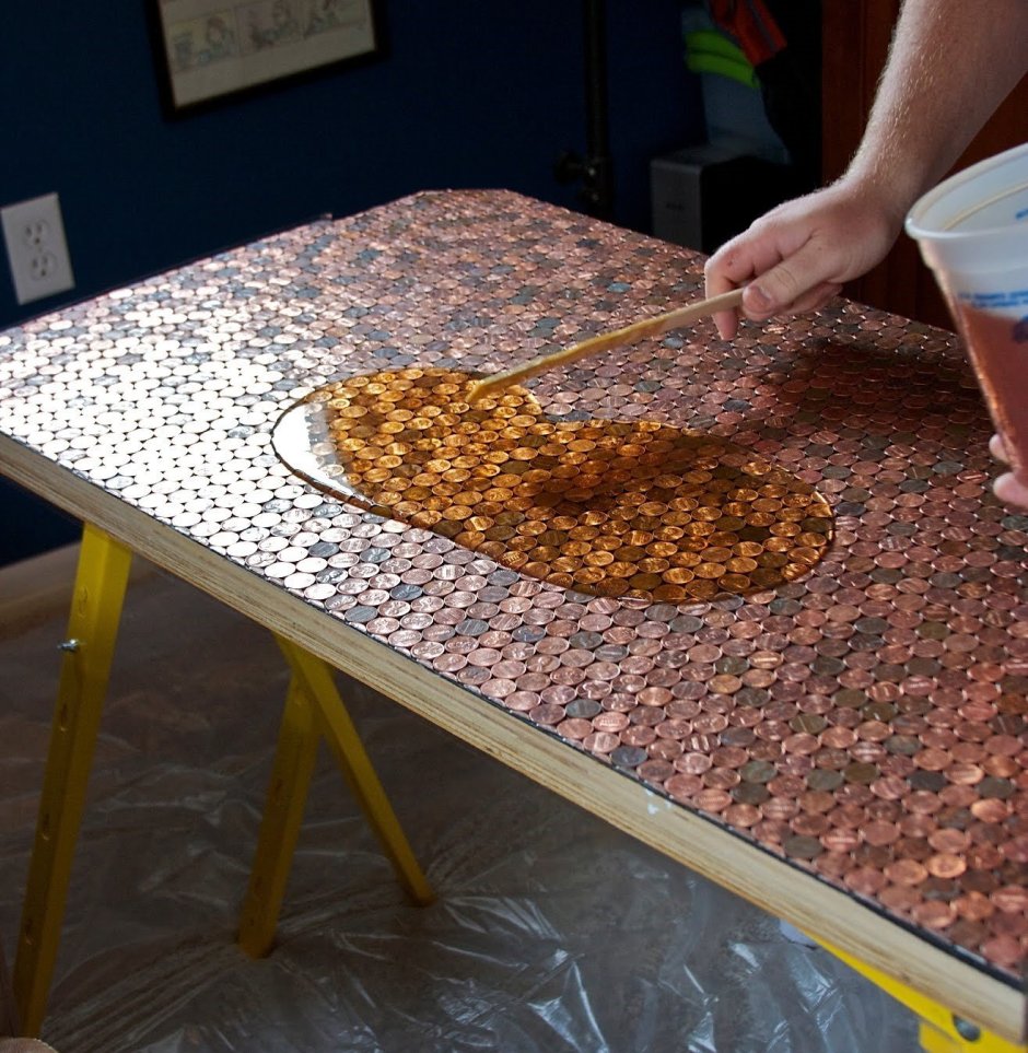 Столешница для кухни из эпоксидной смолы