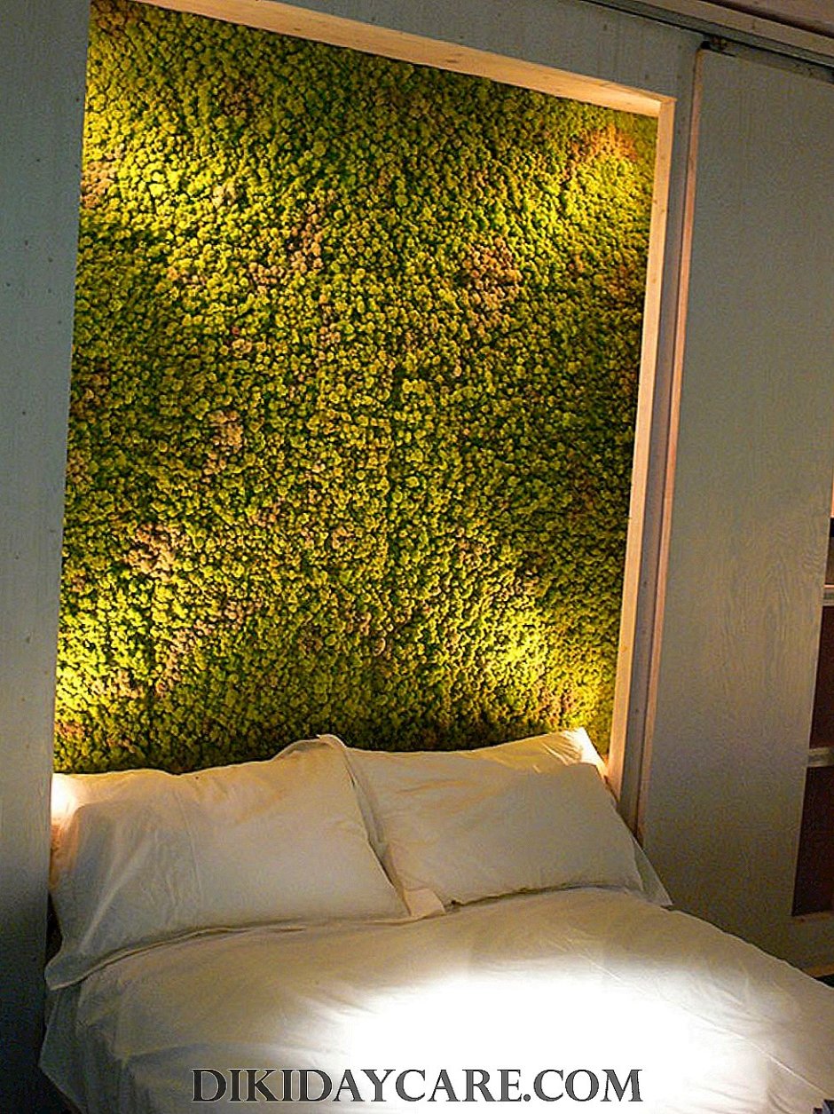 Искусственный мох в интерьере