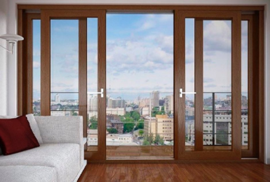 Панорамная балконная дверь
