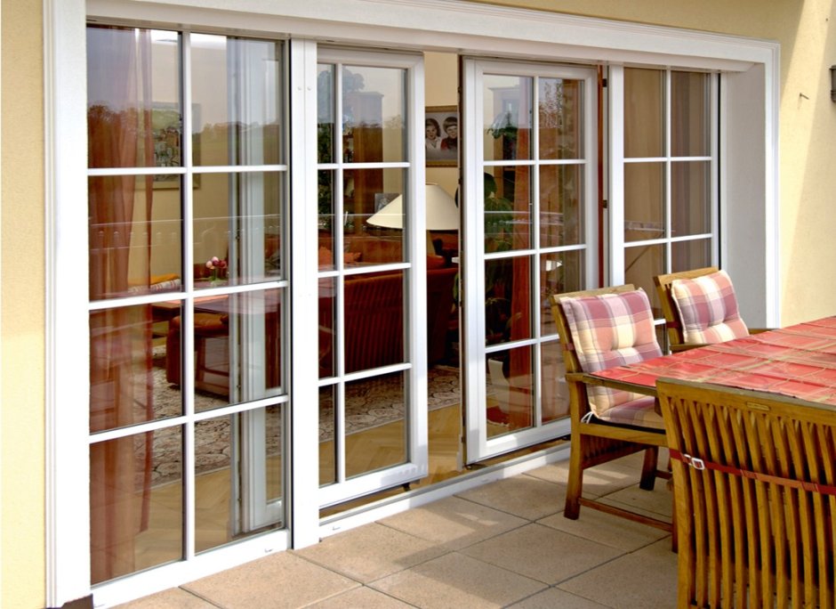 Французские двери Рехау