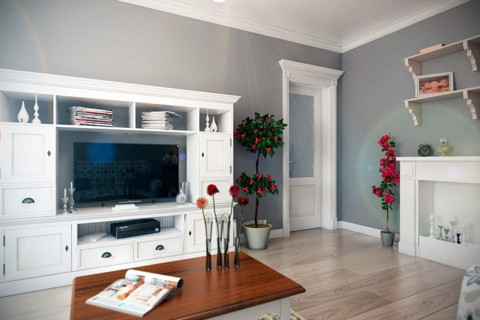 Горка в гостиную Прованс