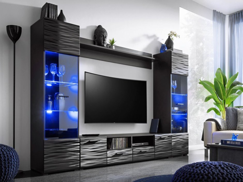 Стенка Сохо 7 Модерн глянцевая