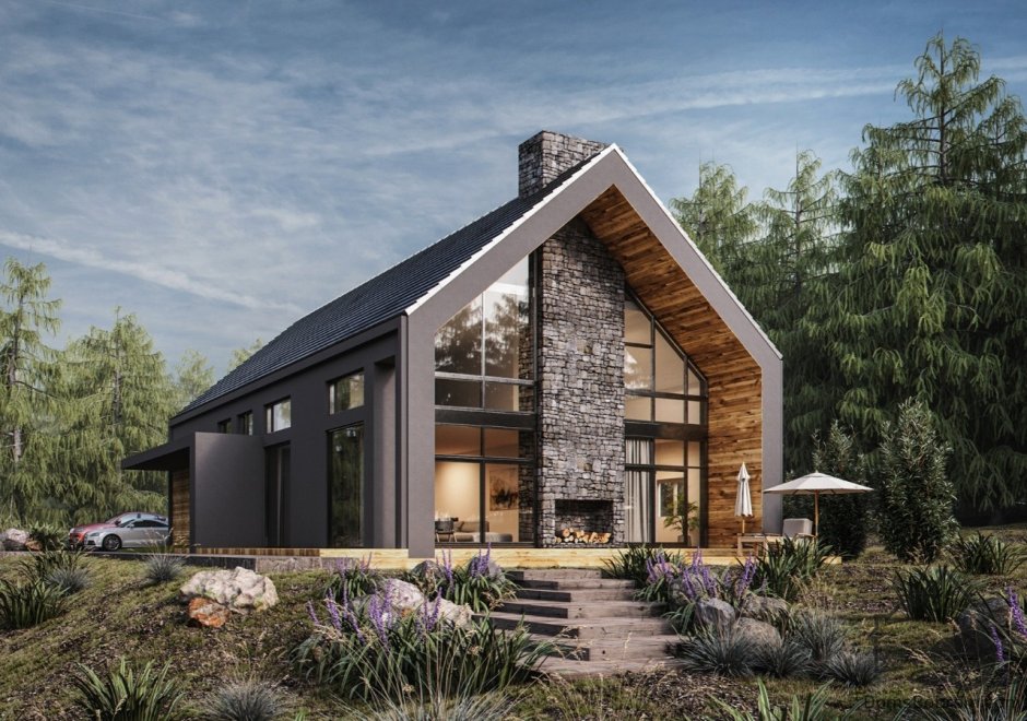 Одноэтажное Шале барнхаус