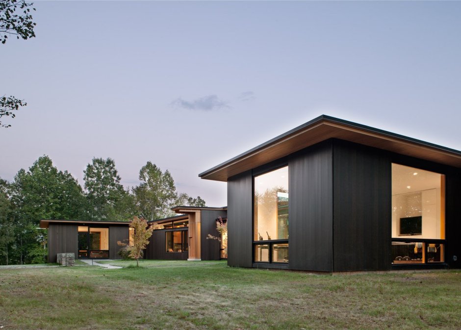 Барнхаус с односкатной крышей
