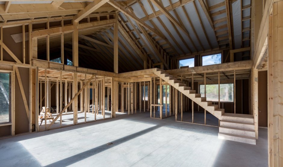 Каркасный дом лофт